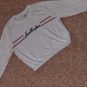 Crop Long Sleeve with Hollister LoGo. Very Cute and Casual Comfy.
